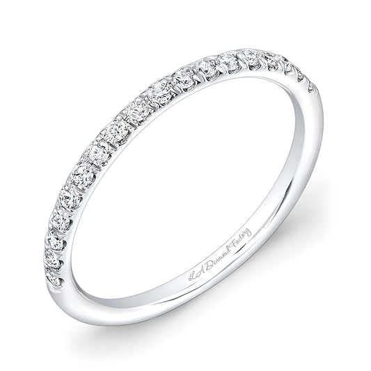 Micro-Pave Diamond Wedding Band (1/4 ctw)