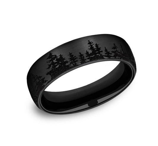 6.5mm Wedding Band Ring EUCF8465782BKT