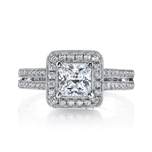 Ladies Princess Engagement Ring 25014