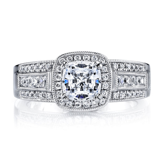 Ladies Cushion Engagement Ring 25225