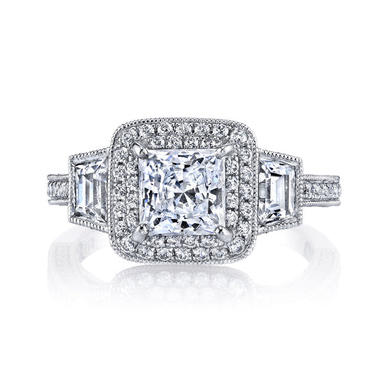 Ladies Princess Engagement Ring 25229