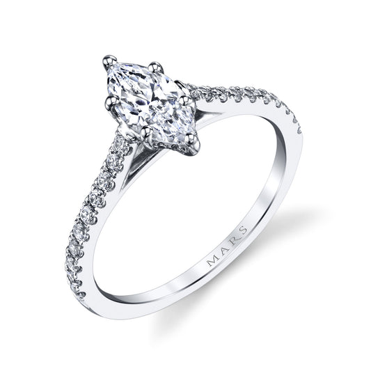 Ladies Marquise Engagement Ring 25451