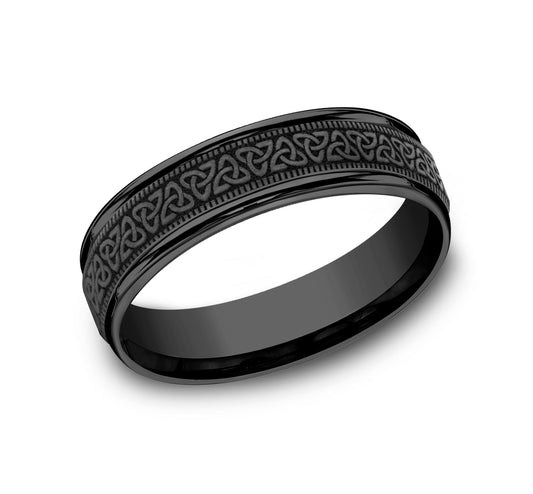 6mm Wedding Band Ring RECF846358BKT