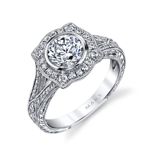 Ladies Princess Engagement Ring 25923