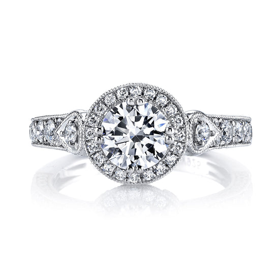 Ladies Round Engagement Ring 26170