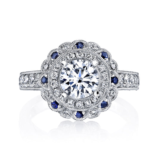 Ladies Round Engagement Ring 26462