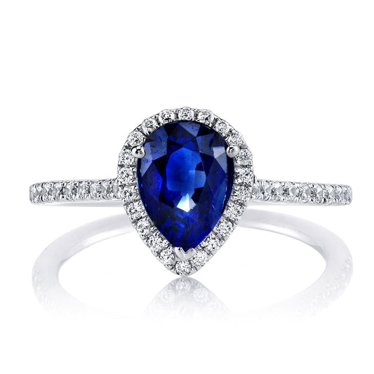 Ladies Pear Engagement Ring 27531