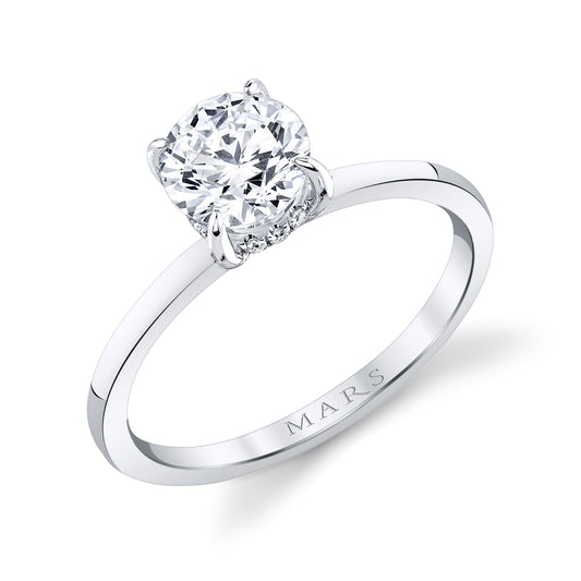 Ladies Round Engagement Ring 27553RD