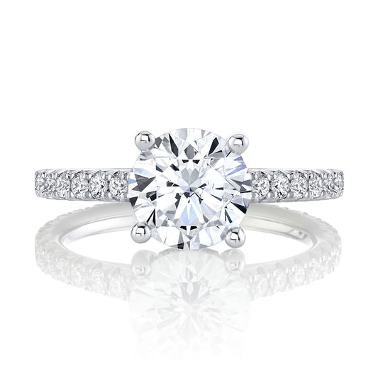 Ladies Round Engagement Ring 27554RD