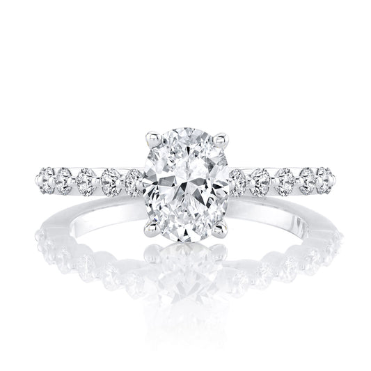 Ladies Oval Engagement Ring 27556OV