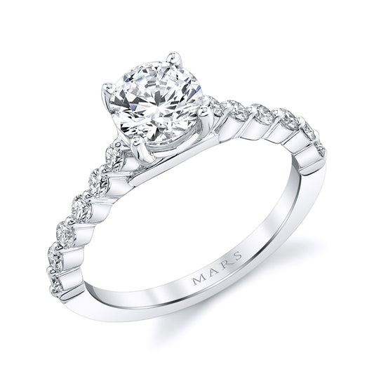 Ladies Round Engagement Ring 27556RD