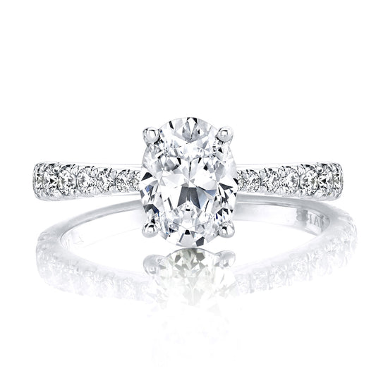 Ladies Oval Engagement Ring 27557OV