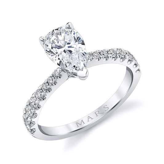 Ladies Princess Engagement Ring 27557PS