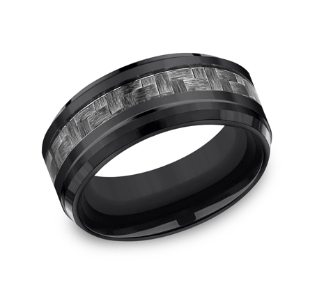 9mm Wedding Band Ring CF69488CFBKT