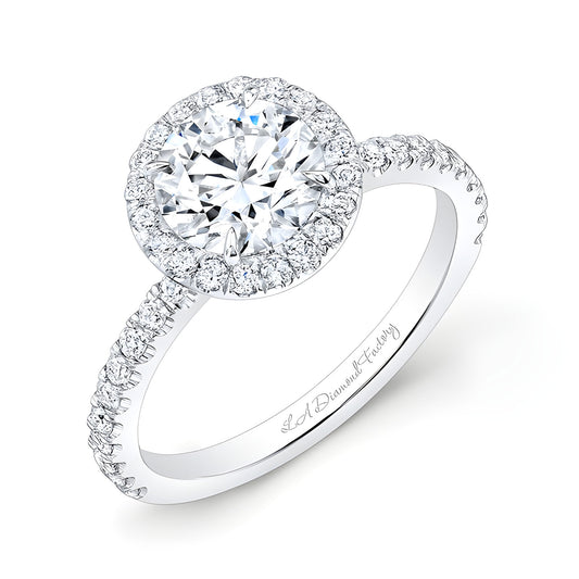 Round Brilliant Halo Engagement Ring