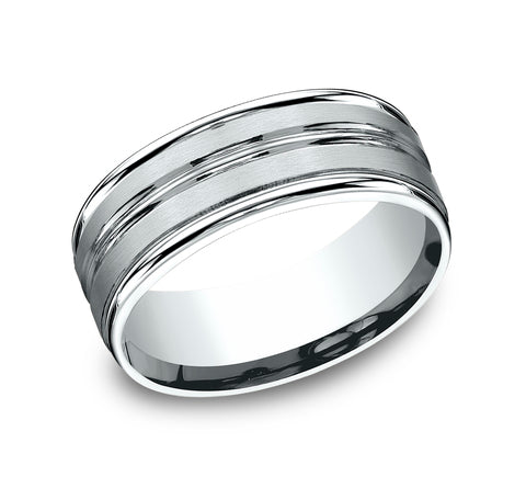 8mm Wedding Band Ring RECF58180