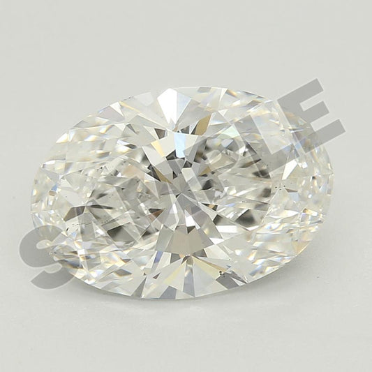 2.01 Carat Oval GIA Labgrown Diamond, With Certificate ID 6461939288