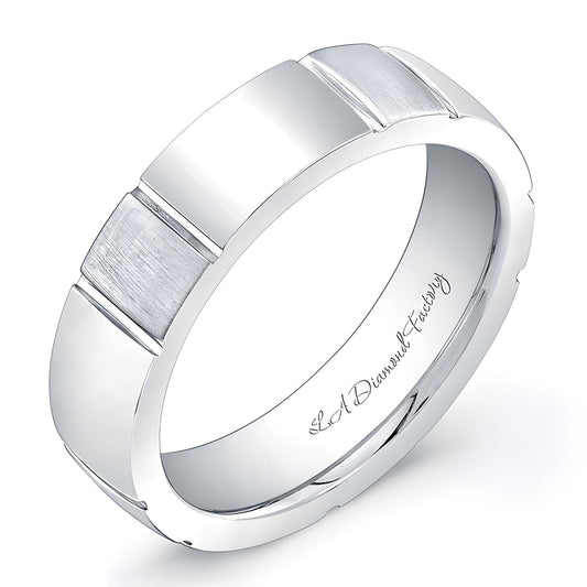 Designer Styled Men's Wedding Band